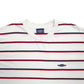 Mens White Umbro Stripes Short Sleeve T Shirt