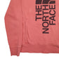 Womens Pink The North Face Spellout Hoodie Jumper