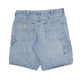 Mens Blue Lee Dungarees Jorts Denim Shorts