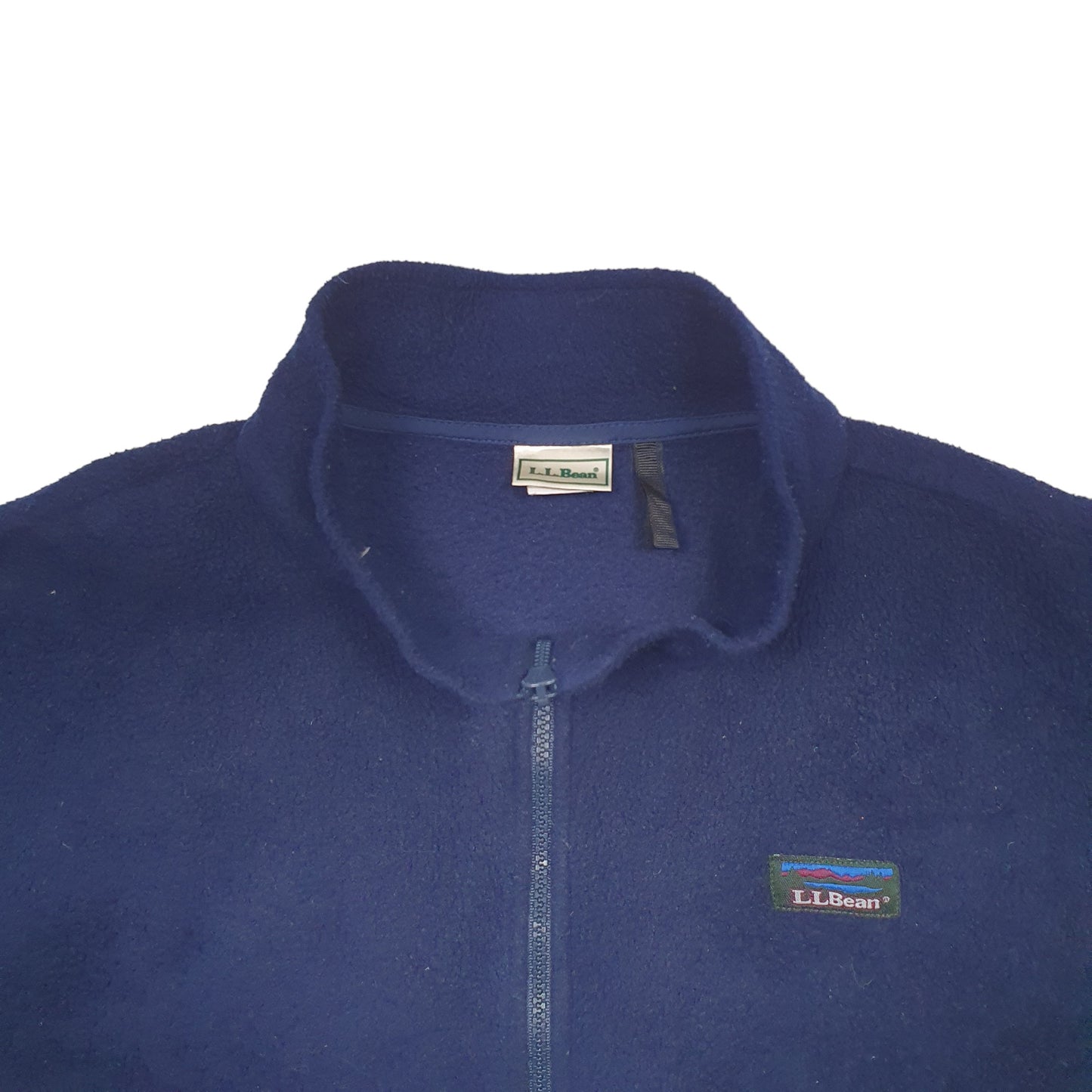 Womens Navy L.L.Bean  Full Zip Jumper