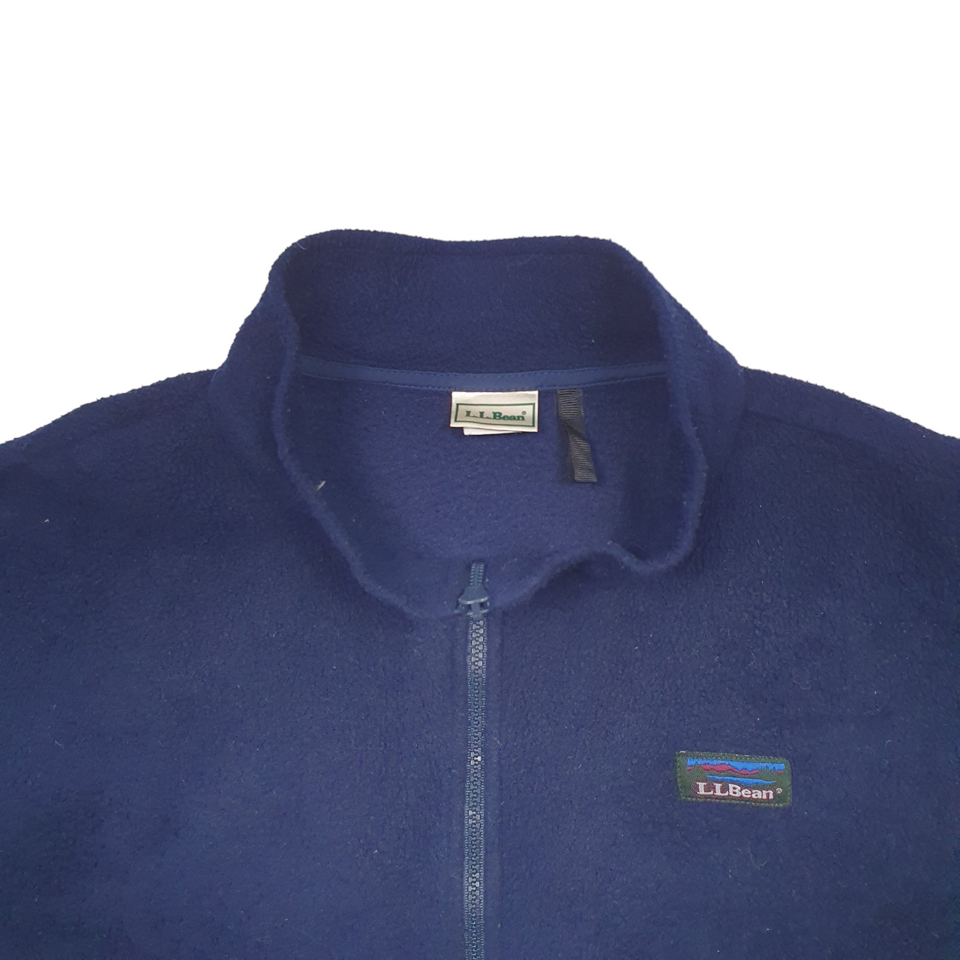 Womens Navy L.L.Bean  Full Zip Jumper