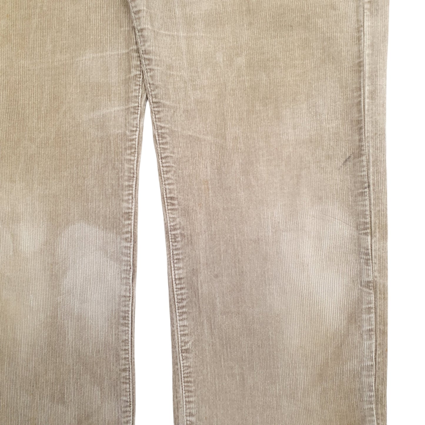Womens Beige Levis 751 Corduroy Trousers