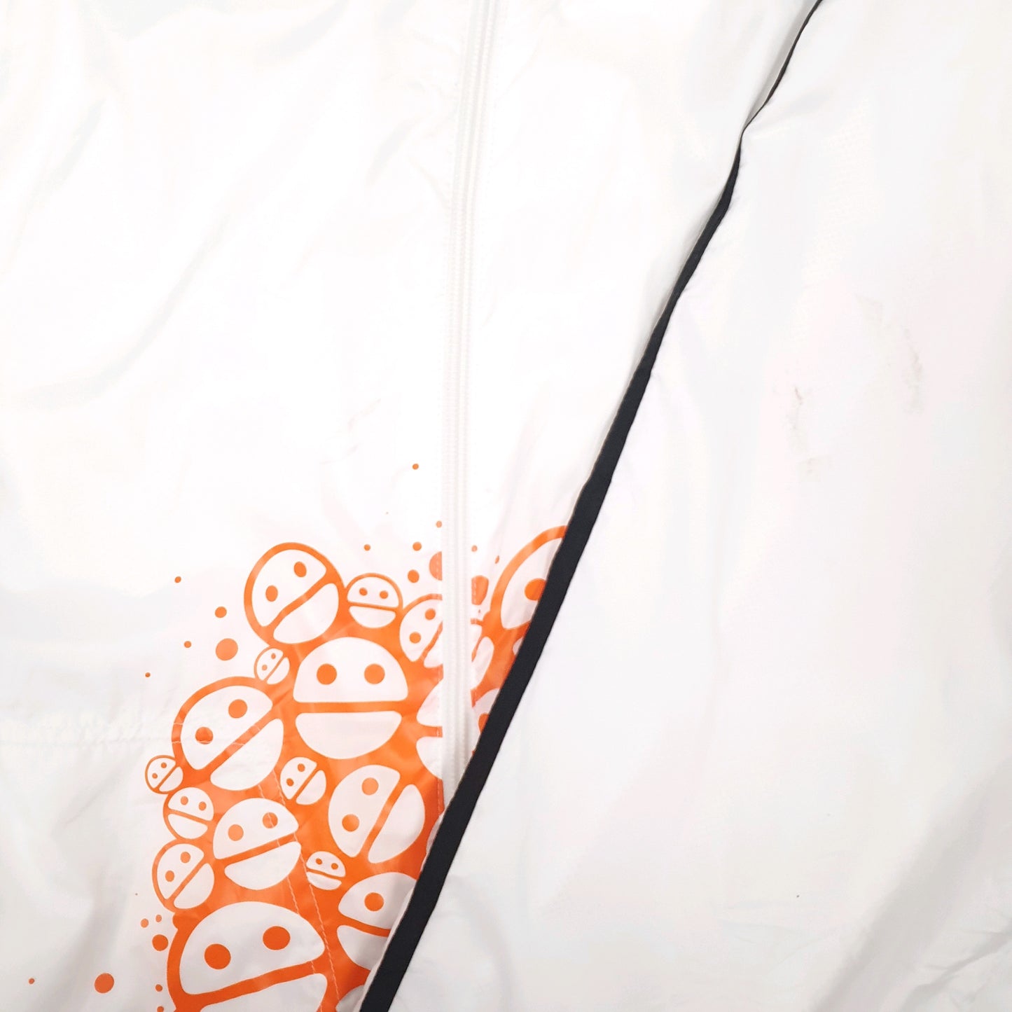 Mens White Adidas  Full Zip Coat