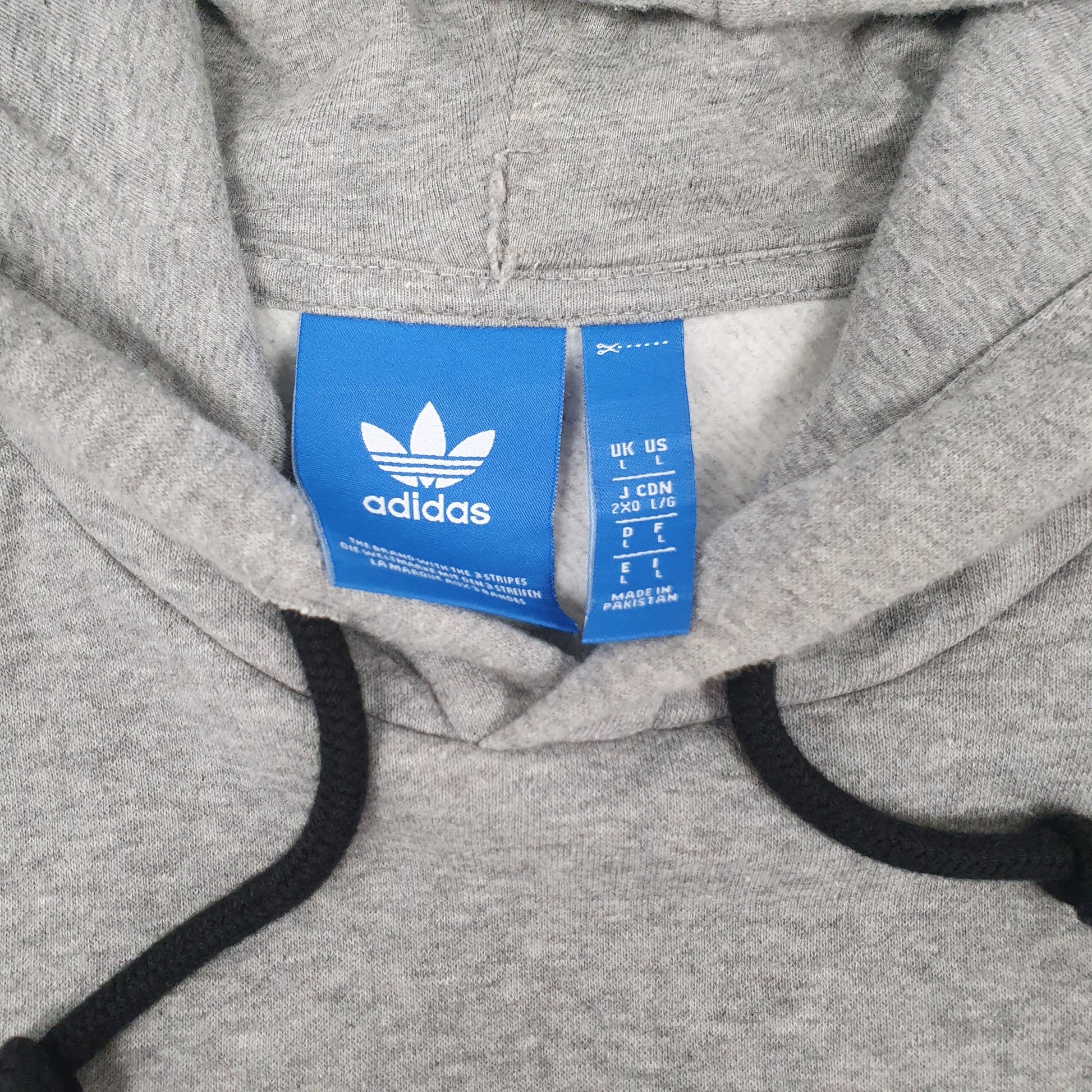 Mens Grey Adidas  Hoodie Jumper
