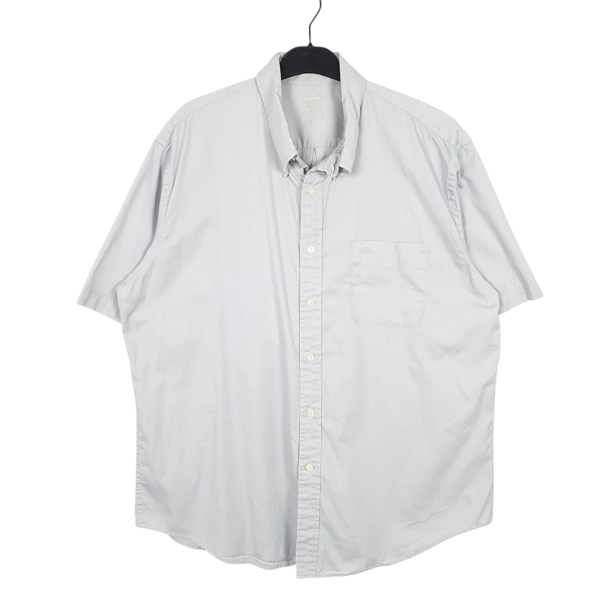 Mens Grey Dockers  Short Sleeve Shirt