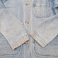 Womens Blue L.L.Bean Vintage Denim Barn Workwear Made In USA  Coat