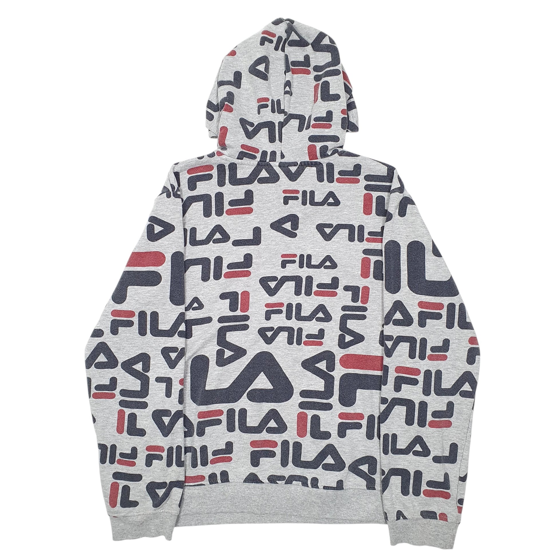 Womens Grey Fila  Hoodie Jumper