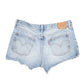 Womens Blue Levis 501 Denim Jorts Hot Pants Denim Shorts