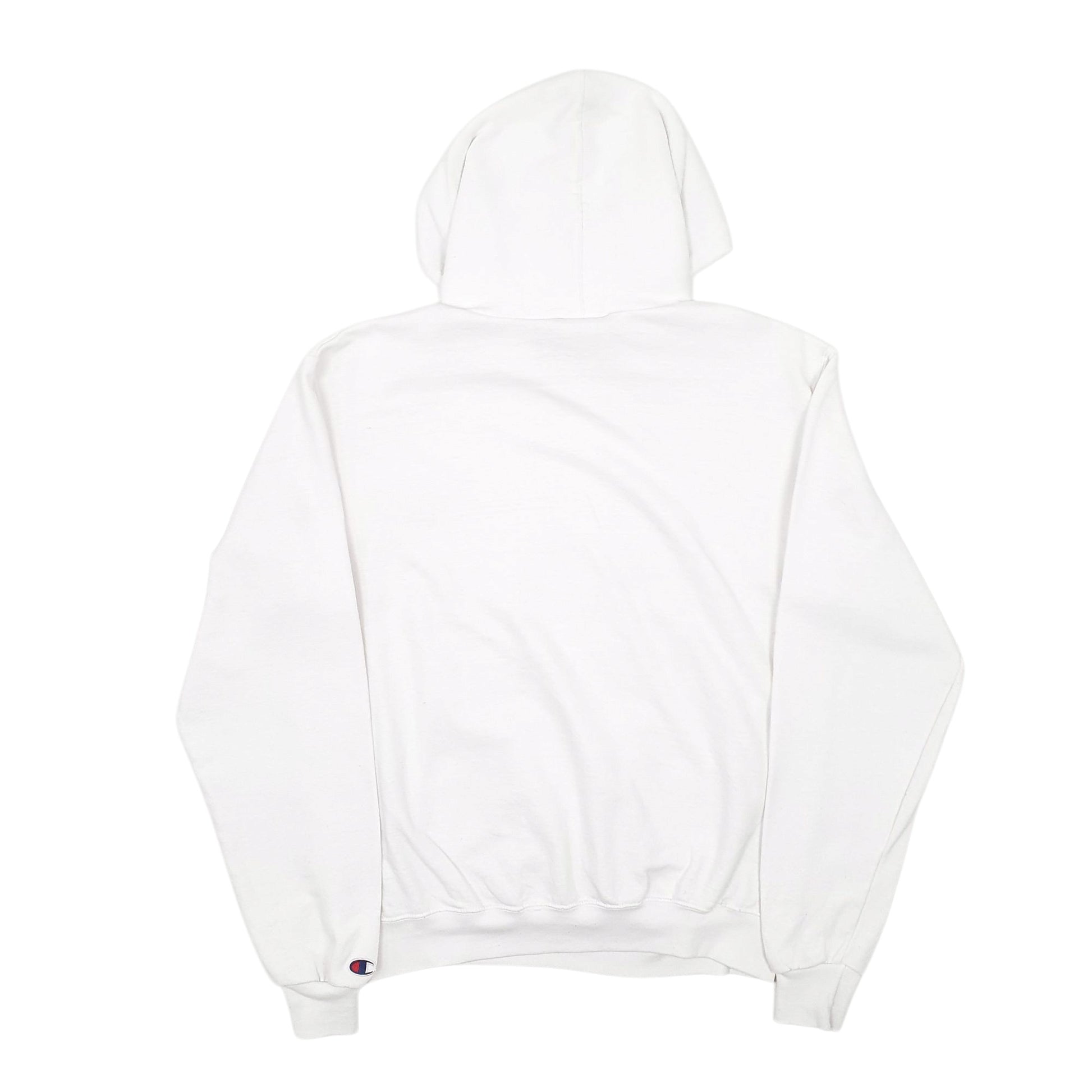 Mens White Champion Hockey Hoodie Jumper