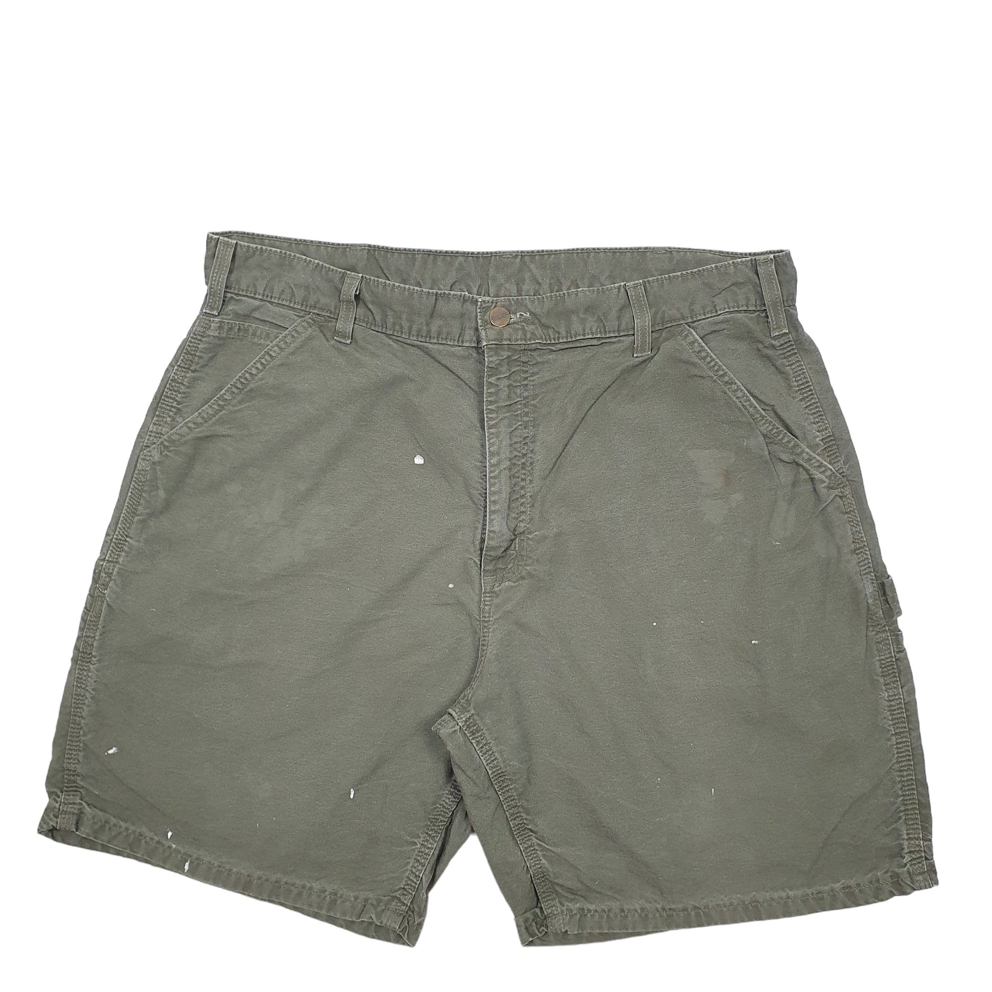 Mens Khaki Carhartt Workwear Carpenter Shorts