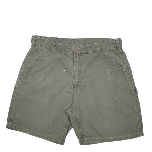 Mens Khaki Carhartt Workwear Carpenter Shorts