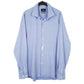 Mens Blue Moss London Long Sleeve Shirt