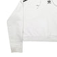 Womens White Adidas  Hoodie Jumper