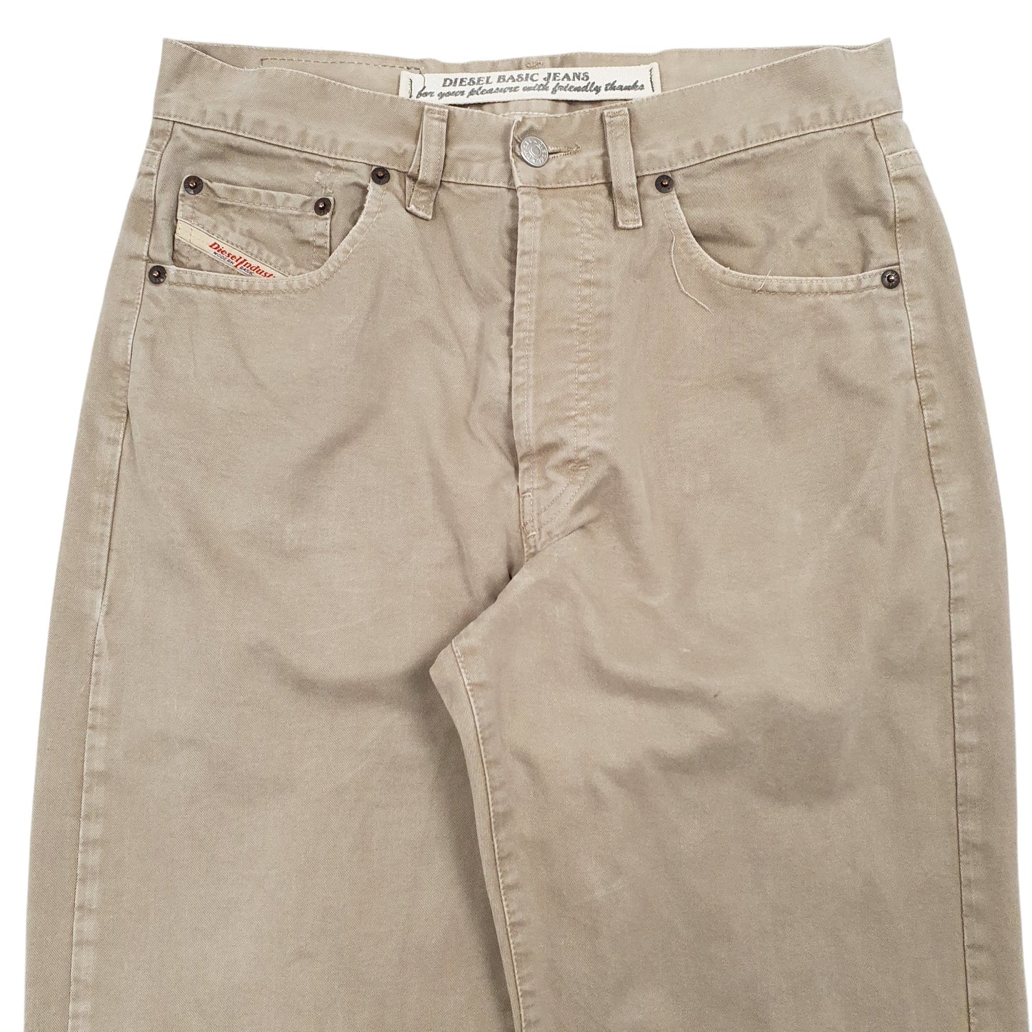 Mens Beige Diesel Vintage Cheyenne Chino Trousers