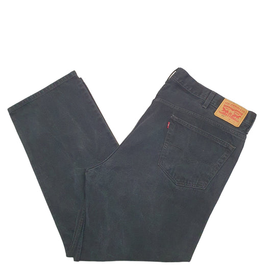 Mens Black Levis 505 JeansW48 L32
