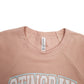 Womens Peach Bella + Canvas Stingray Allstars Spellout Crewneck Jumper