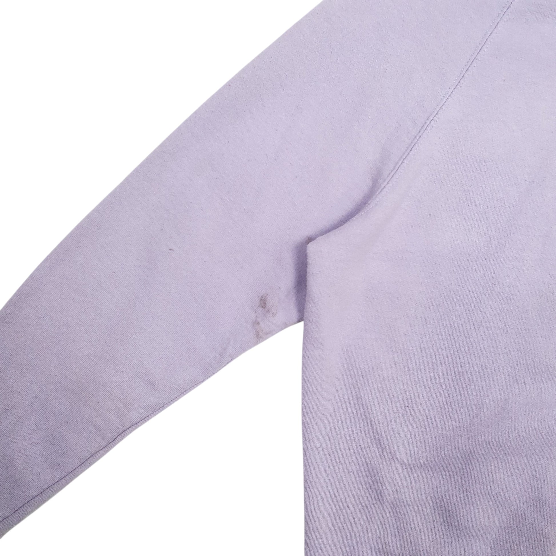 Womens Purple Champion Spellout Hoodie Jumper