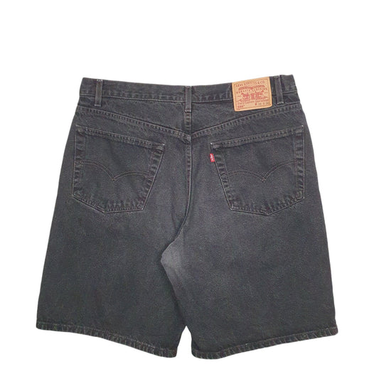 Mens Black Levis Denim Jeans Jorts Denim Shorts