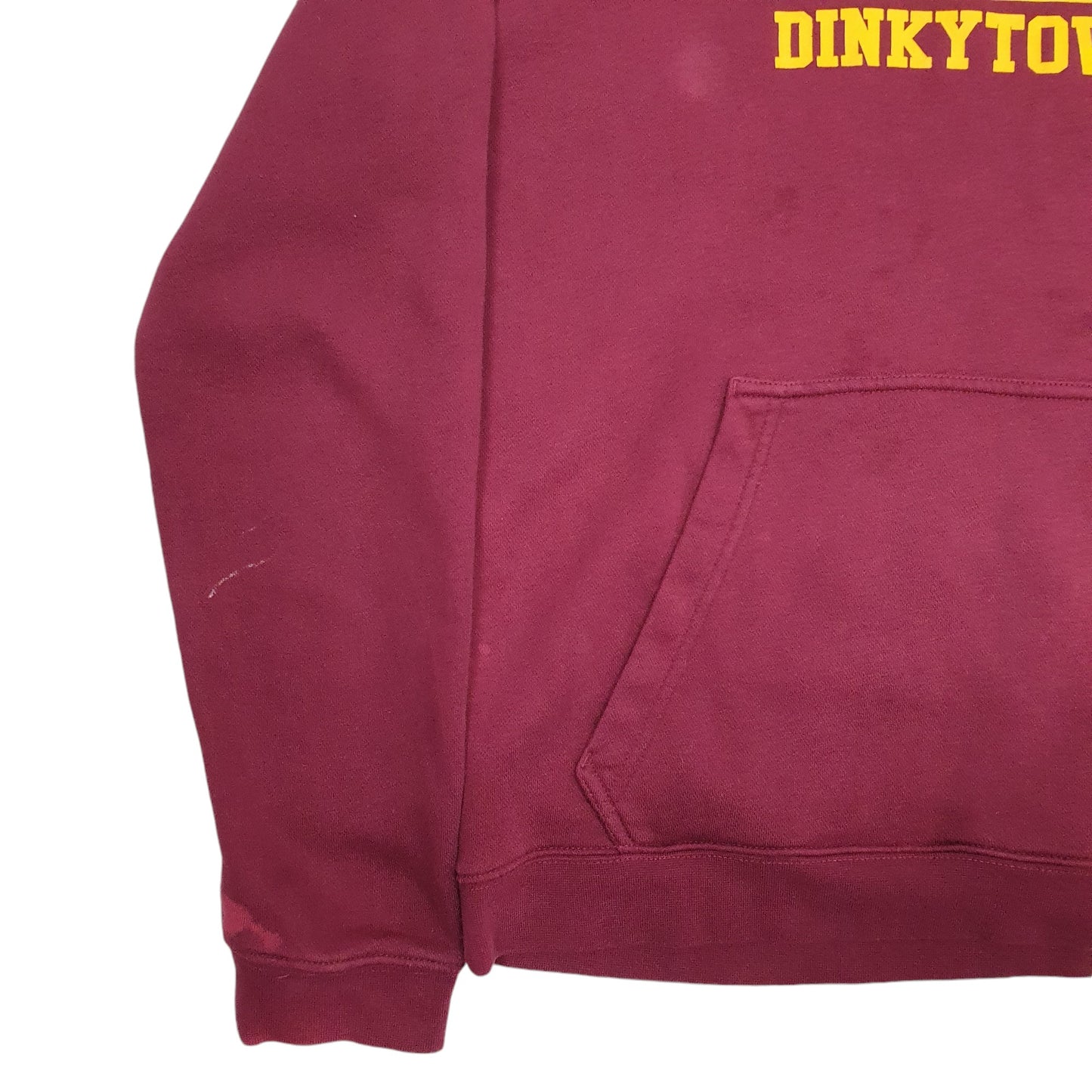 Mens Burgundy Nike College Dinkytown Spellout Hoodie Jumper