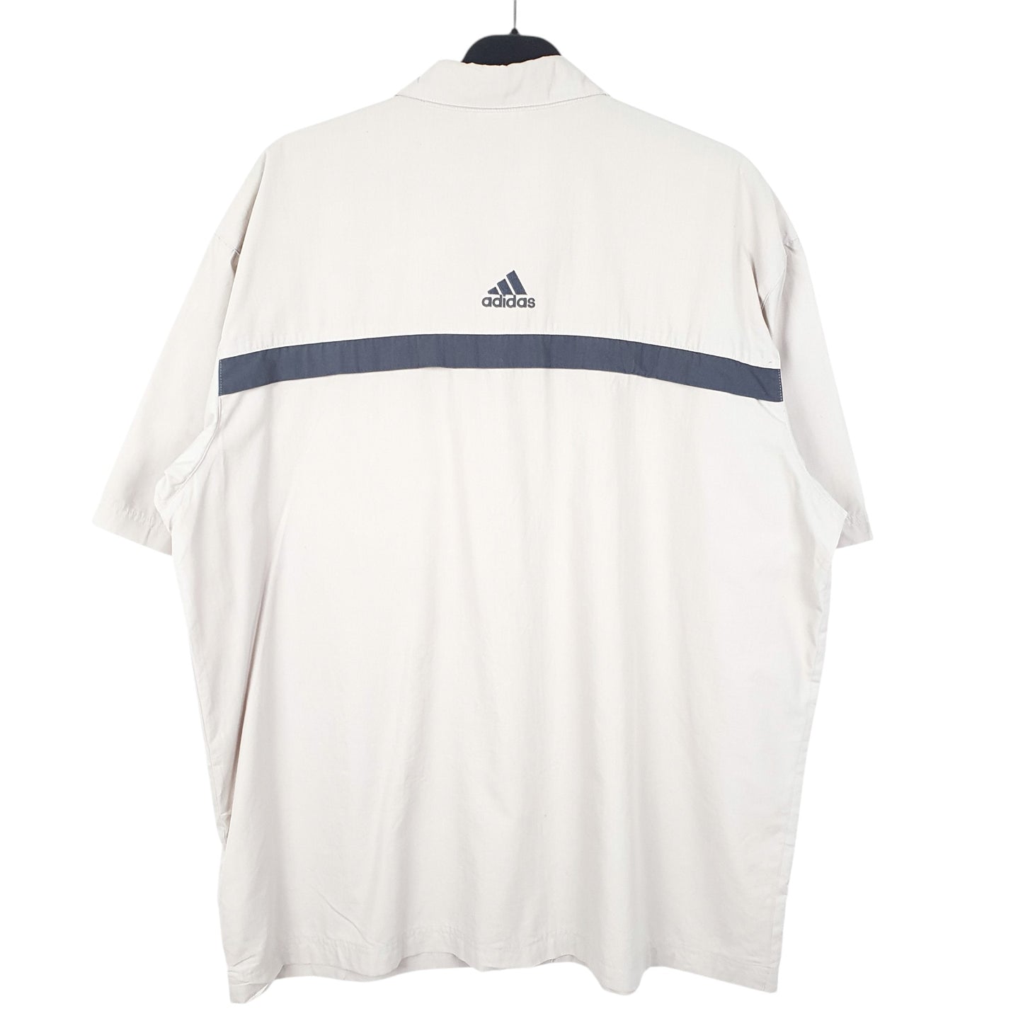 Mens Beige Adidas  Short Sleeve Shirt