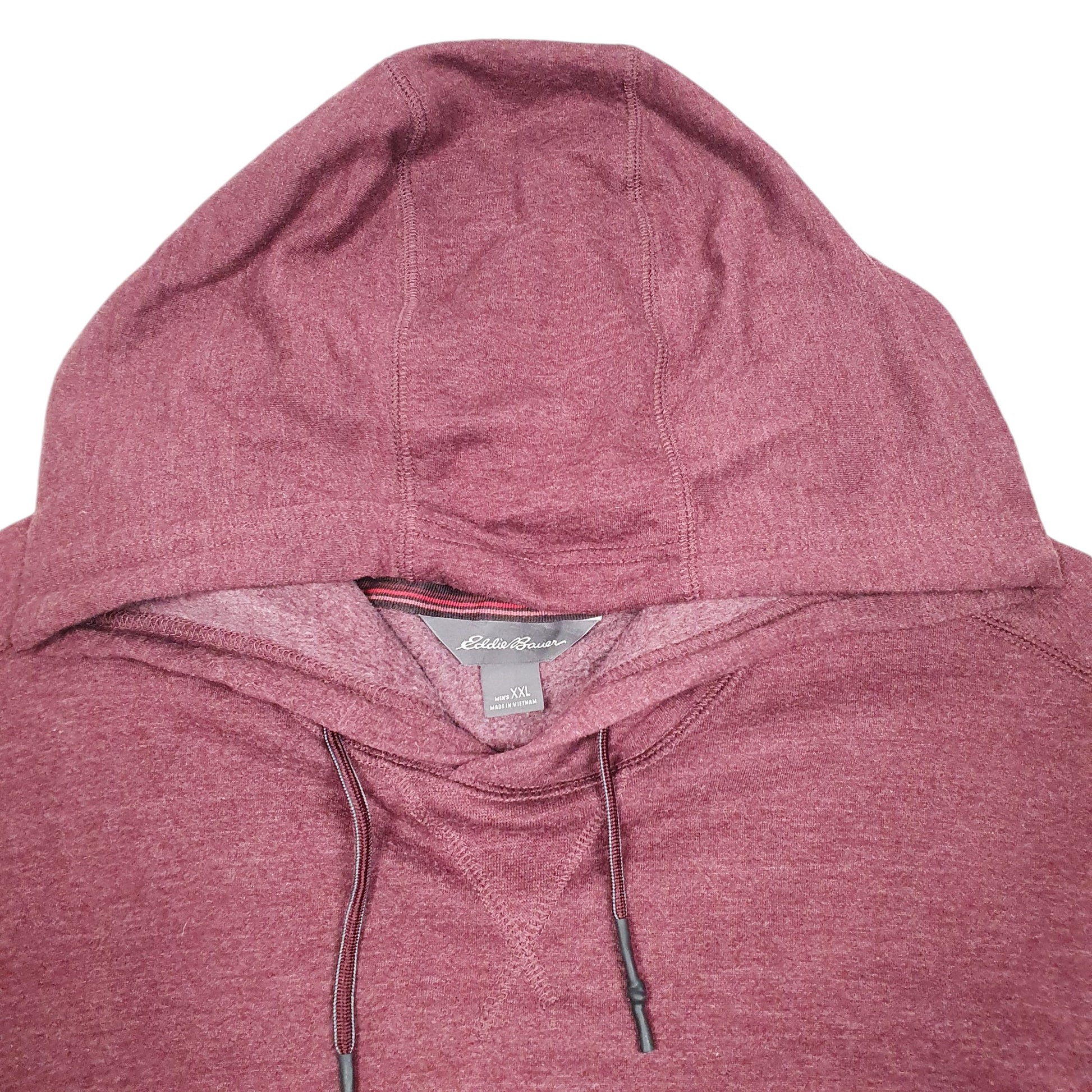 Mens Burgundy Eddie Bauer  Hoodie Jumper