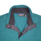 Mens Green Patagonia Synchilla Popper Snap Button Up Quarter Zip Jumper