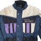 Mens Navy Hennes Motorbike  Coat