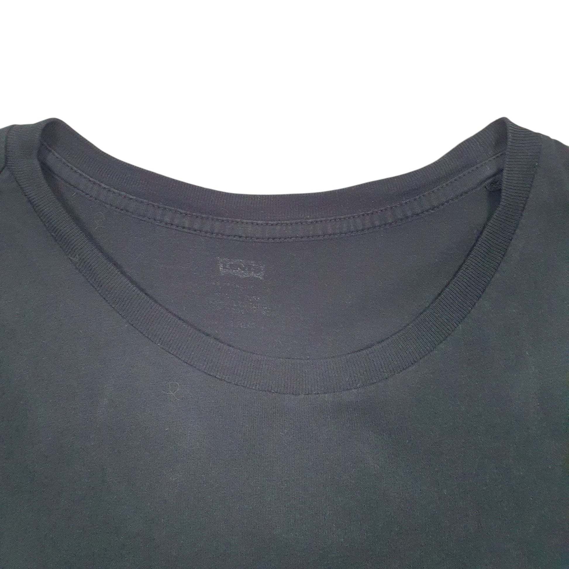 Mens Black Levis Box Logo Big E Short Sleeve T Shirt