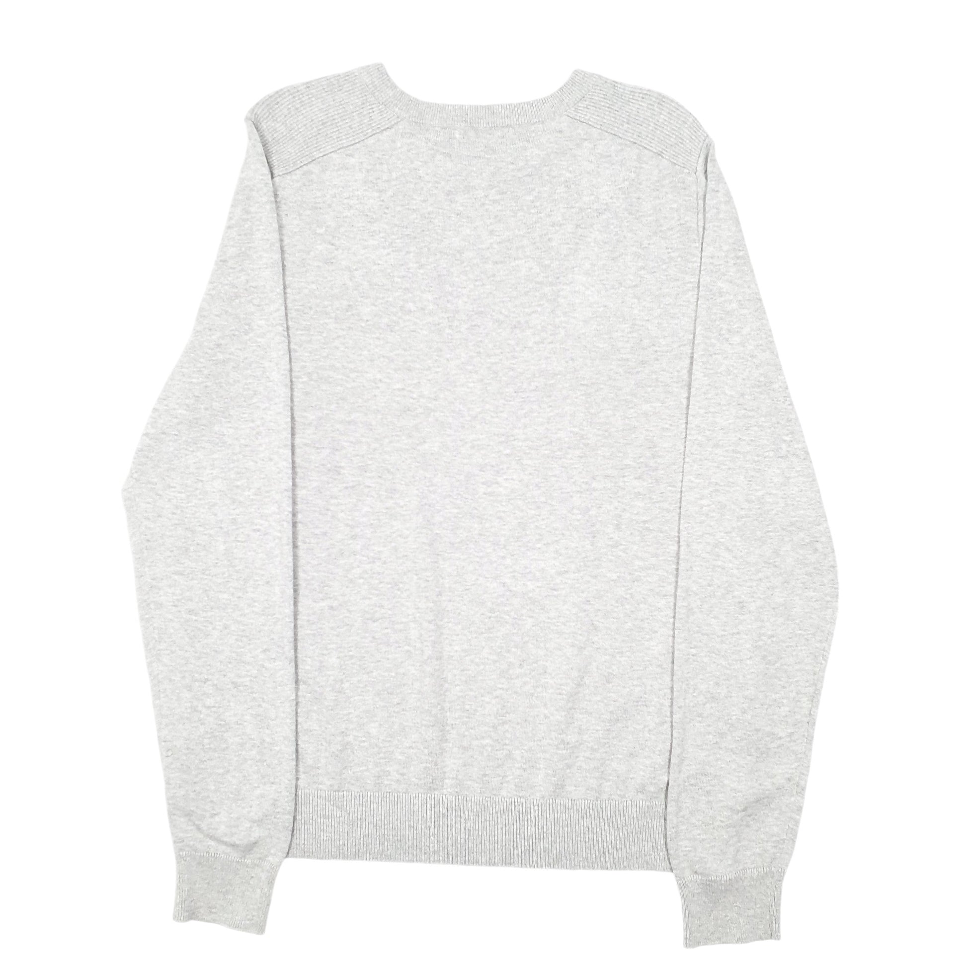 Mens Grey Nautica Knit Crewneck Jumper