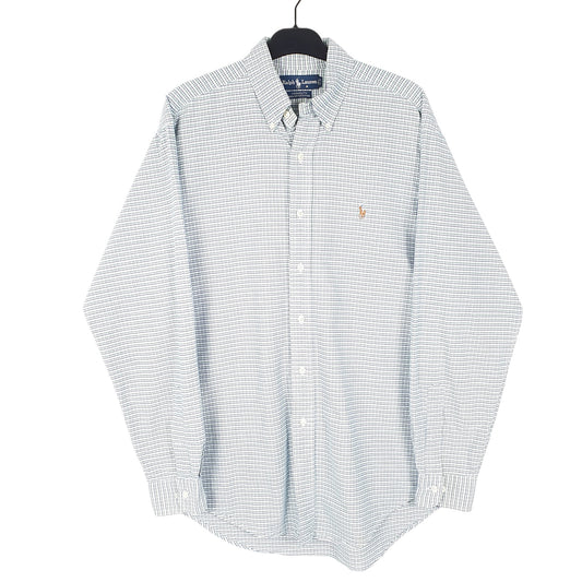 Mens White Ralph Lauren Oxford Long Sleeve Shirt
