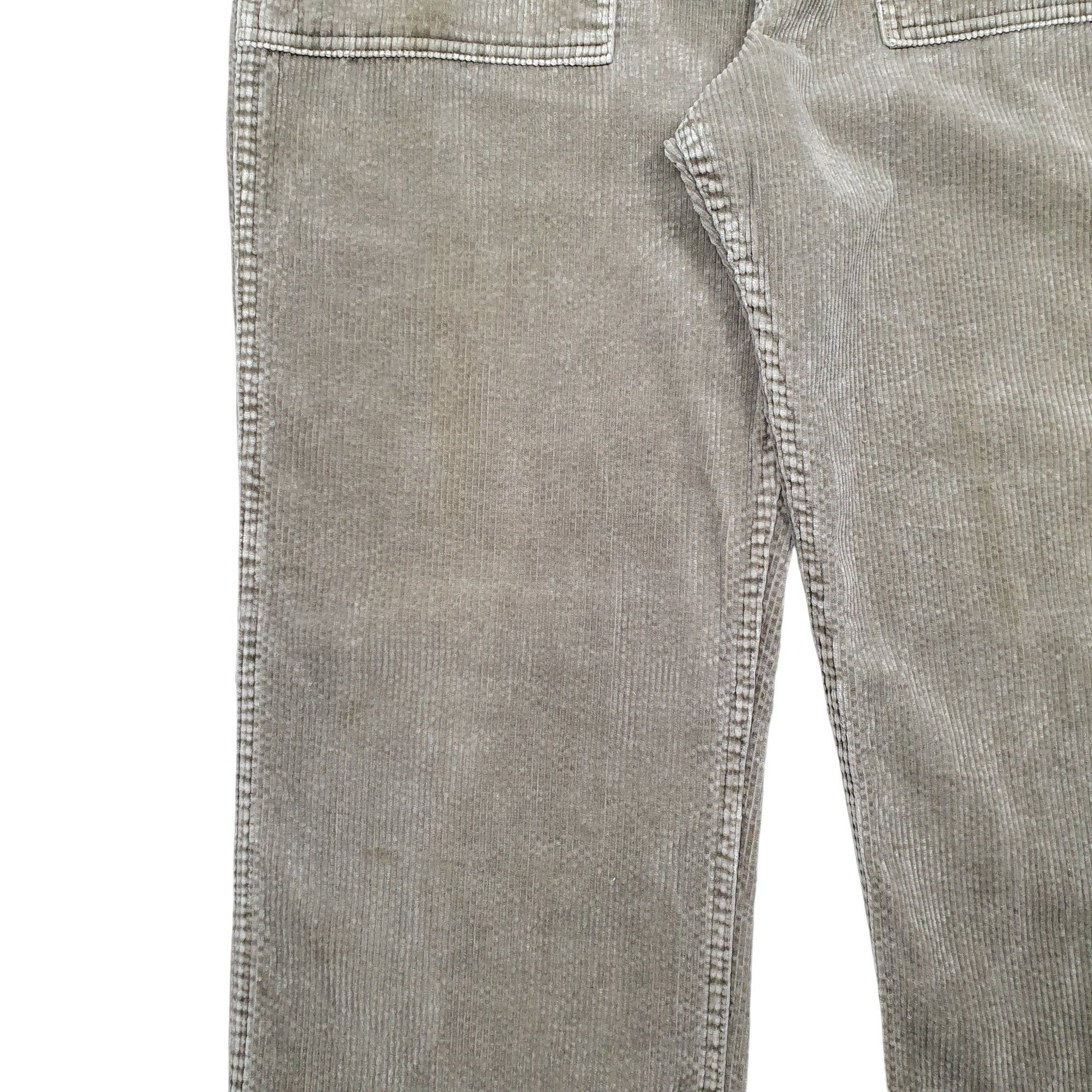 Mens Grey Polo Ralph Lauren Fatigue Corduroy Trousers