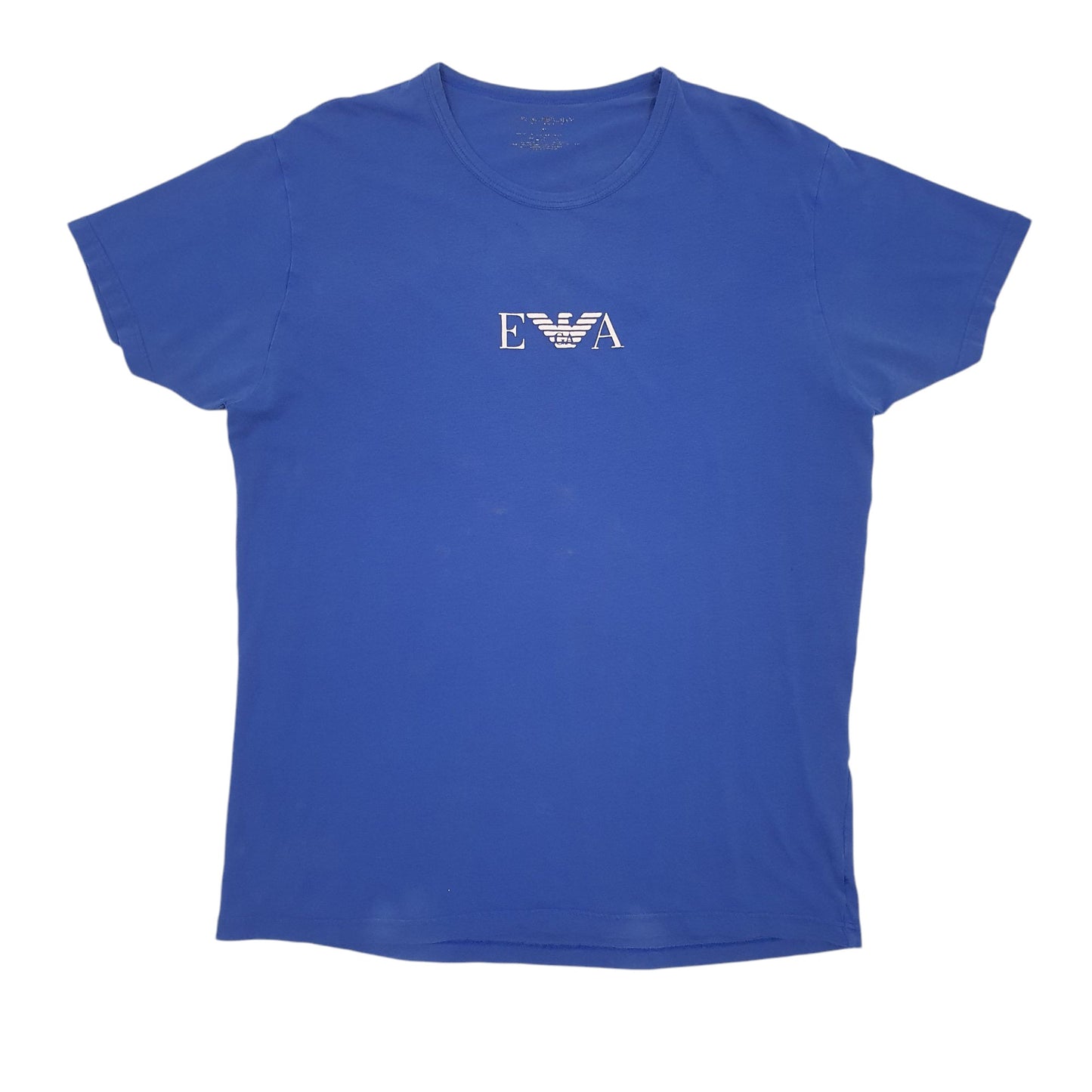 Mens Blue Emporio Armani  Short Sleeve T Shirt