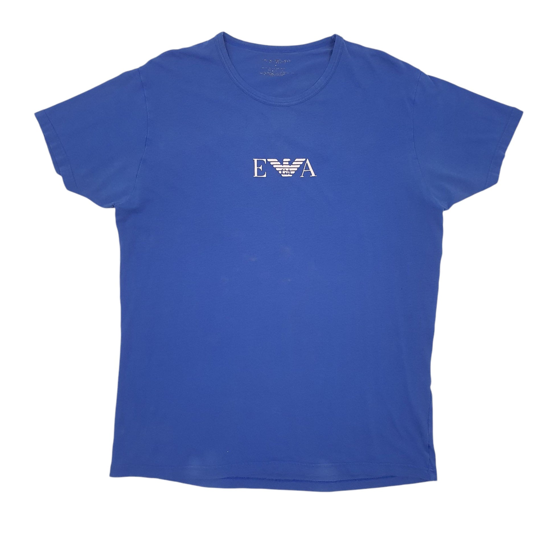 Mens Blue Emporio Armani  Short Sleeve T Shirt
