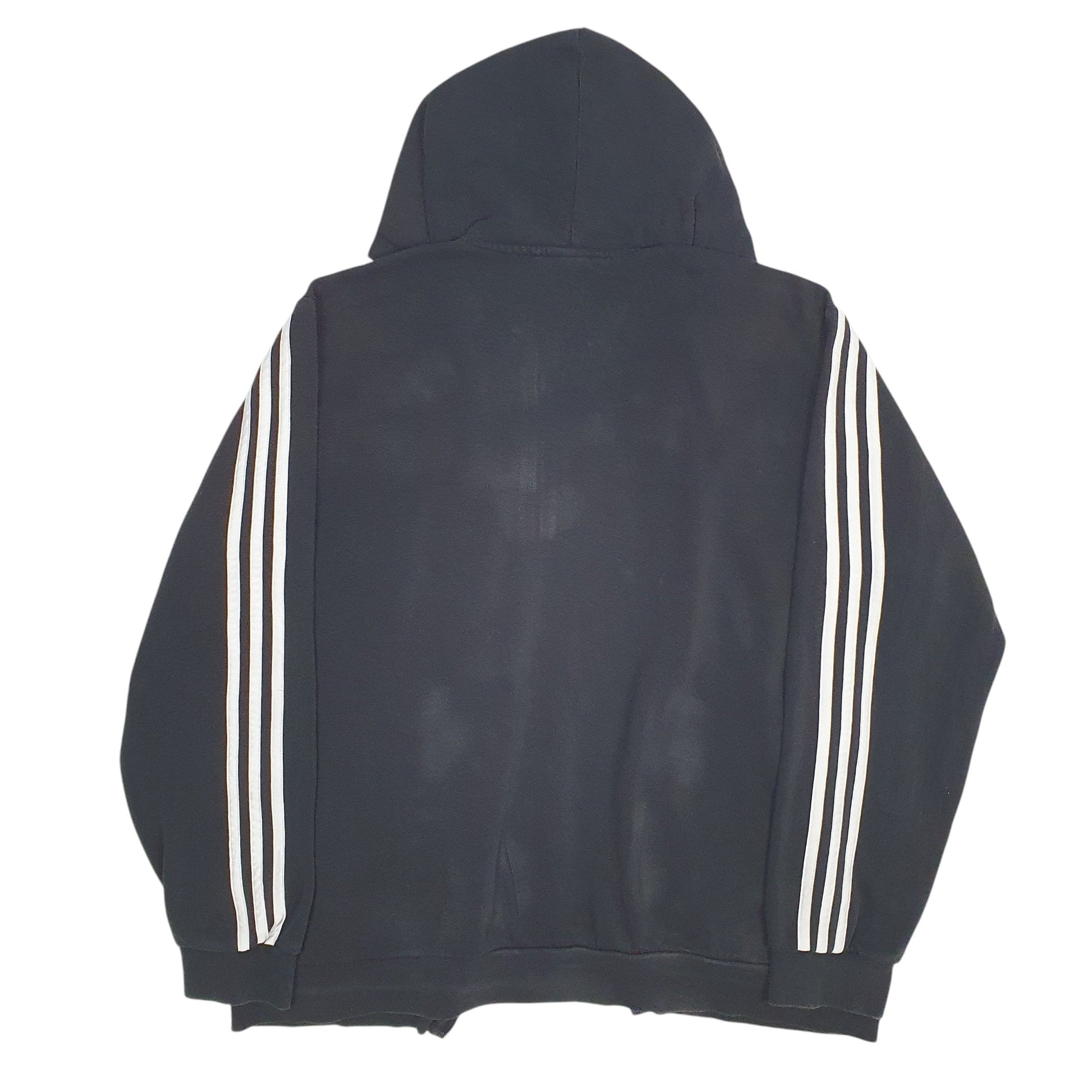 Mens Black Adidas  Full Zip Jumper