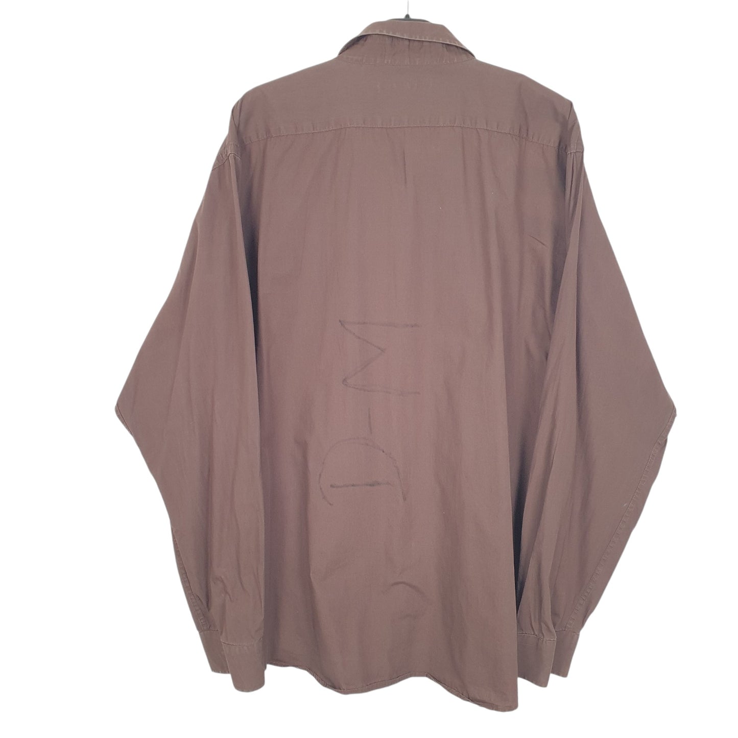 Mens Brown Ripley  Long Sleeve Shirt