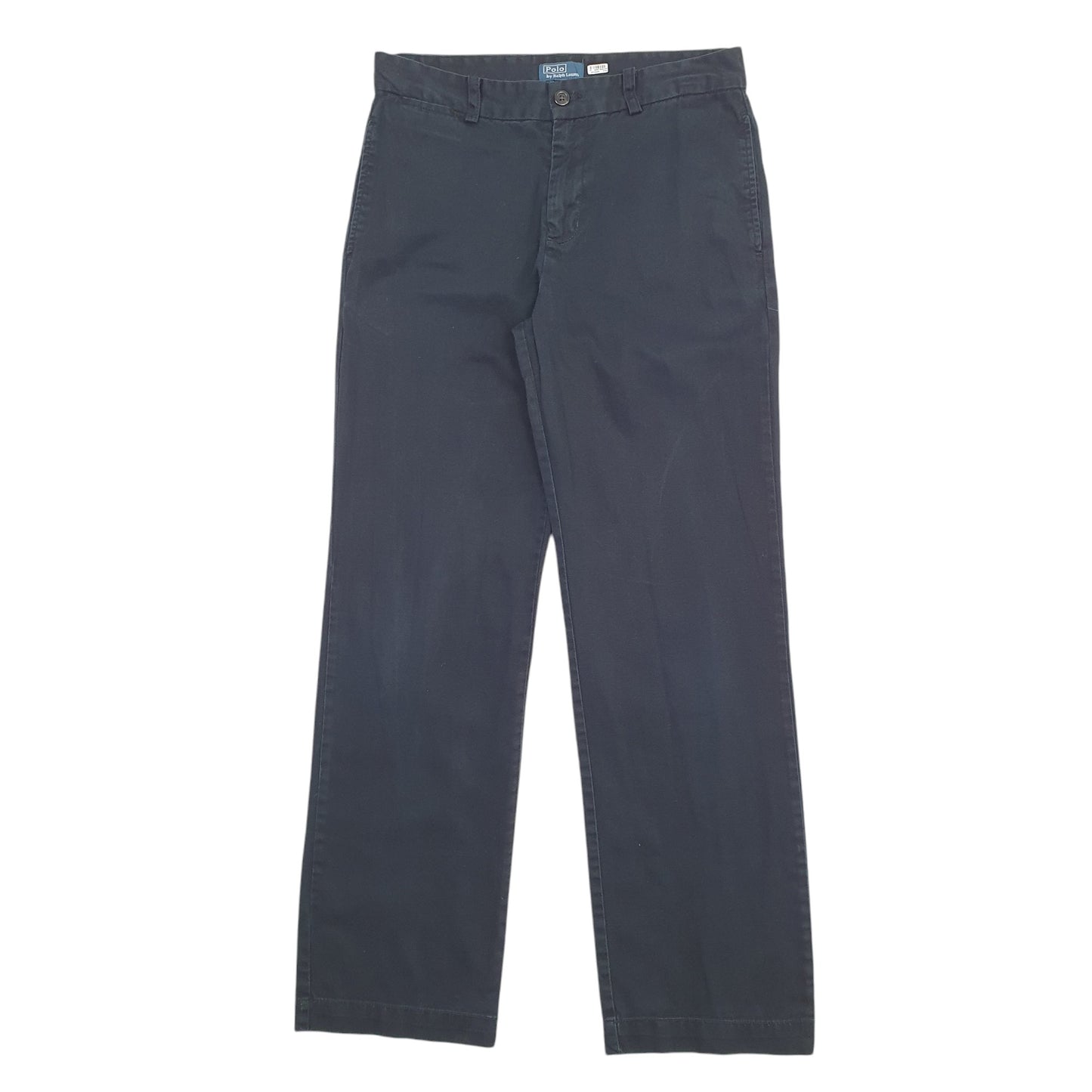 Womens Black Polo Ralph Lauren Vintage 2000's Chino Trousers