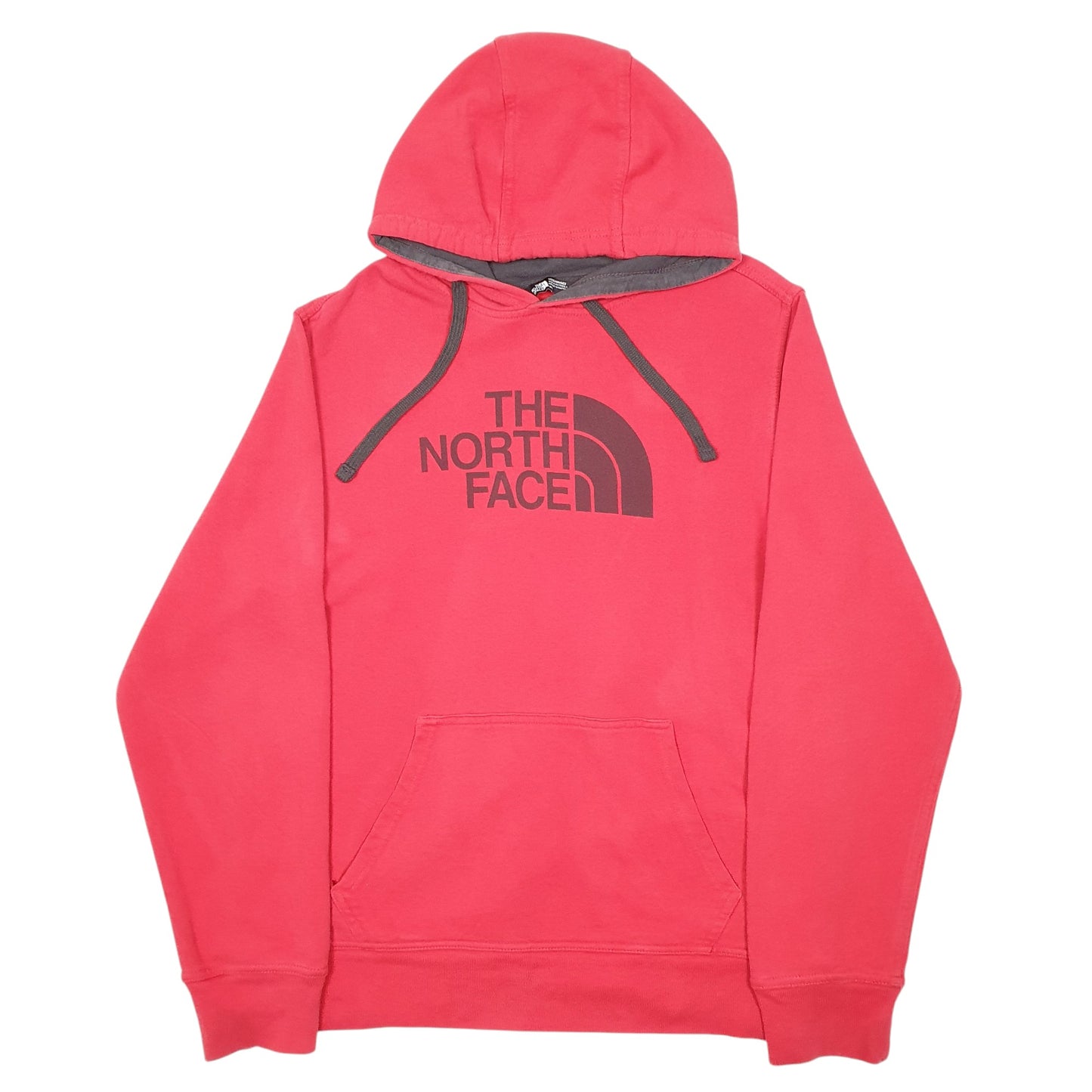 Mens Red The North Face Spellout Hoodie Jumper