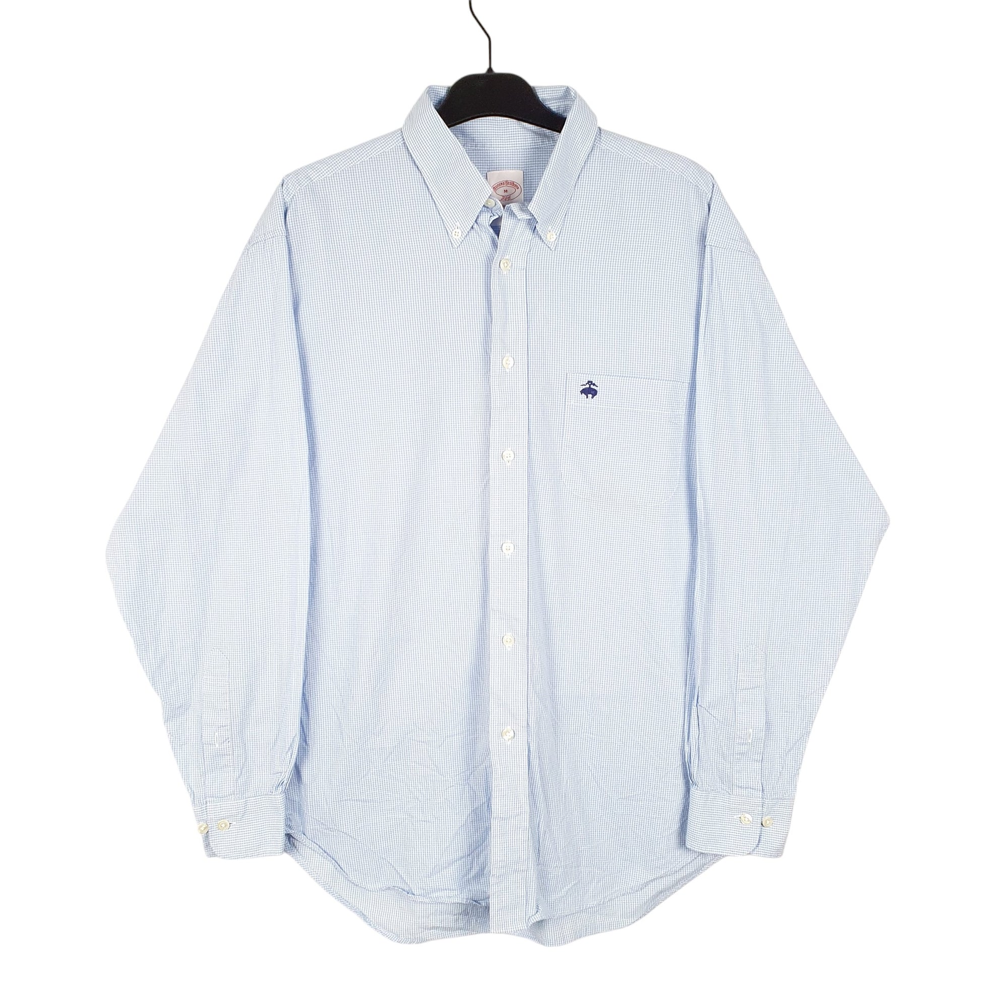 Mens Blue Brooks Brothers  Long Sleeve Shirt