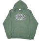 Mens Green Champion HCHS College USA Spellout Hoodie Jumper
