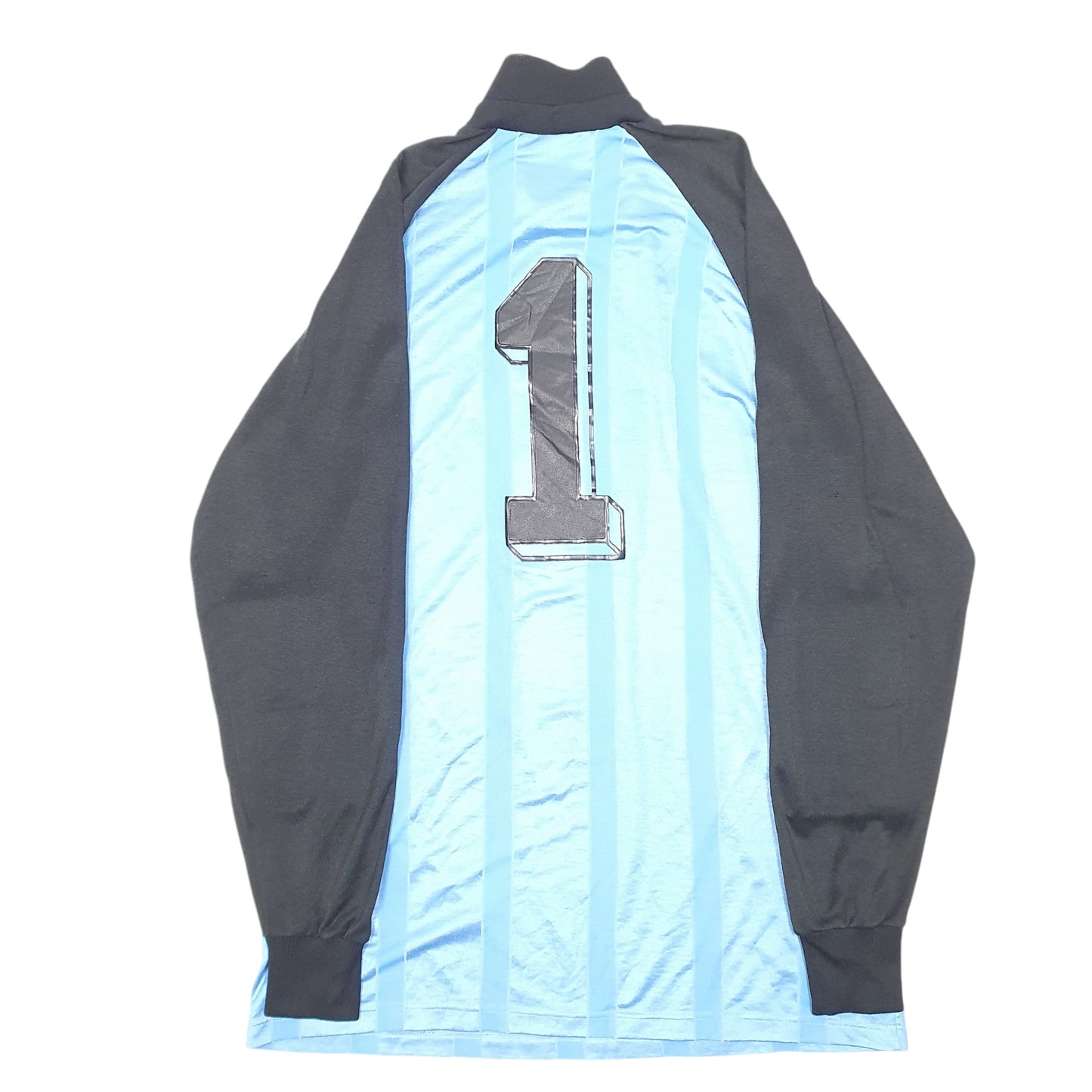 Mens Blue Erima Football Active Long Sleeve T Shirt