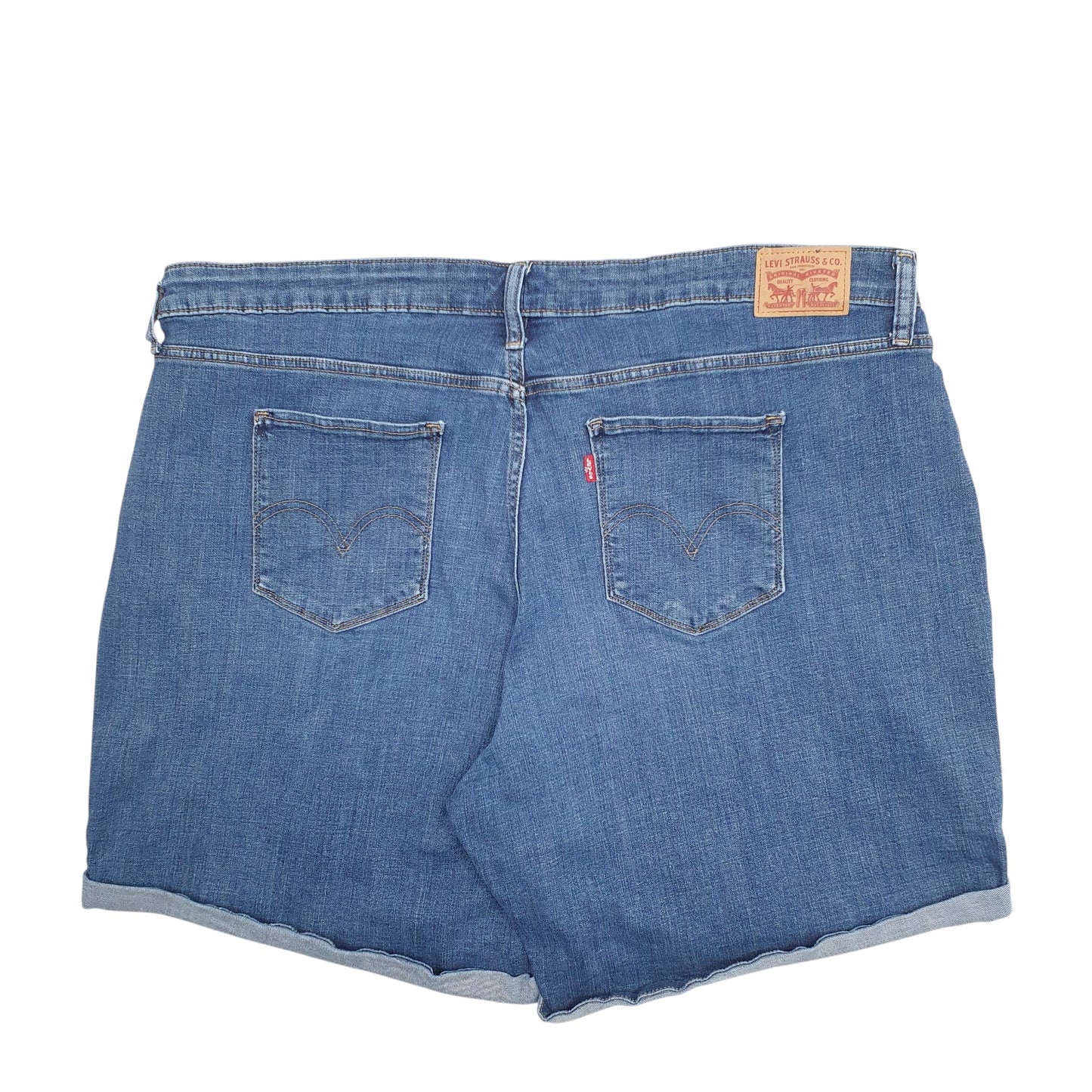 Mens Blue Levis  Denim Shorts