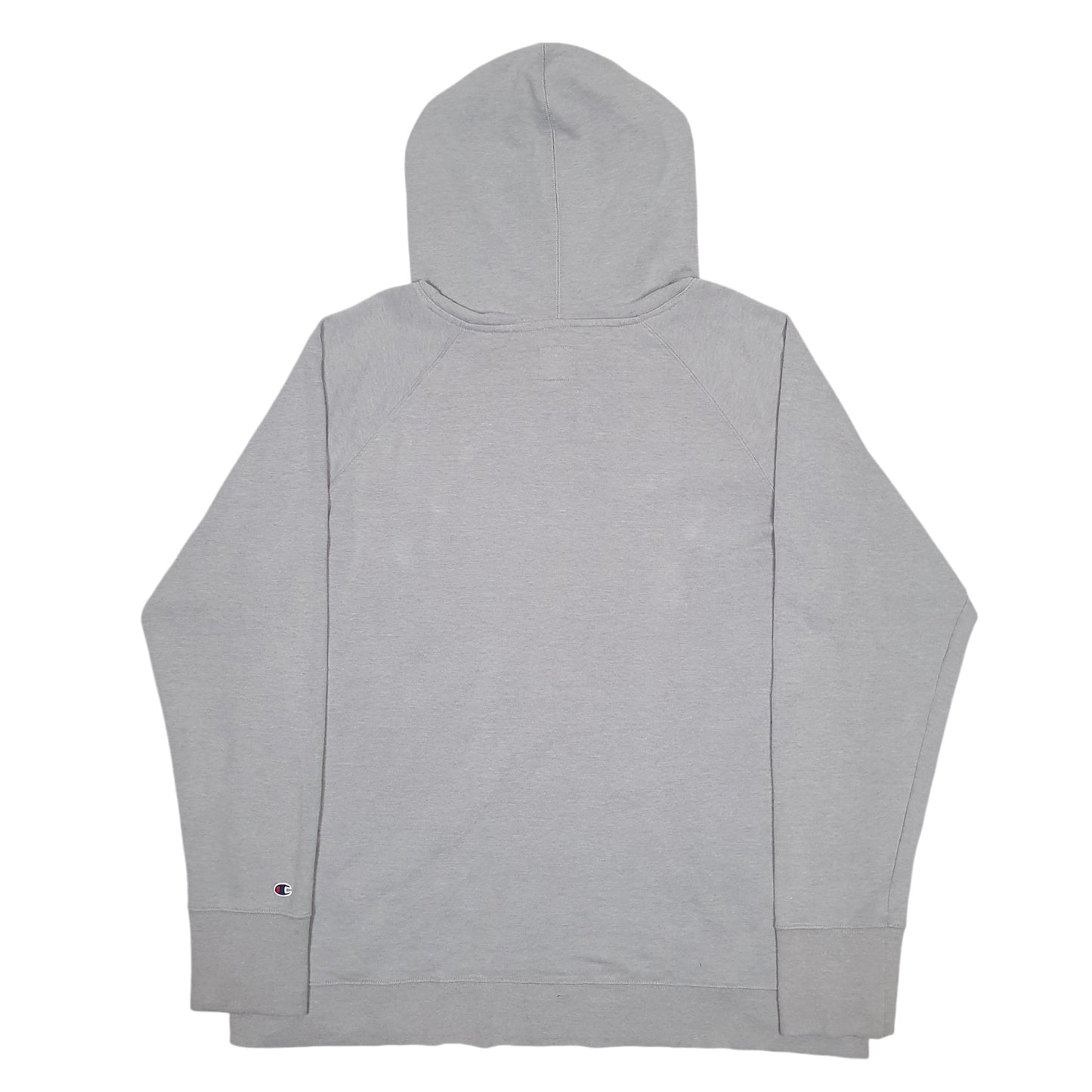 Mens Burgundy Champion Spellout Hoodie Jumper