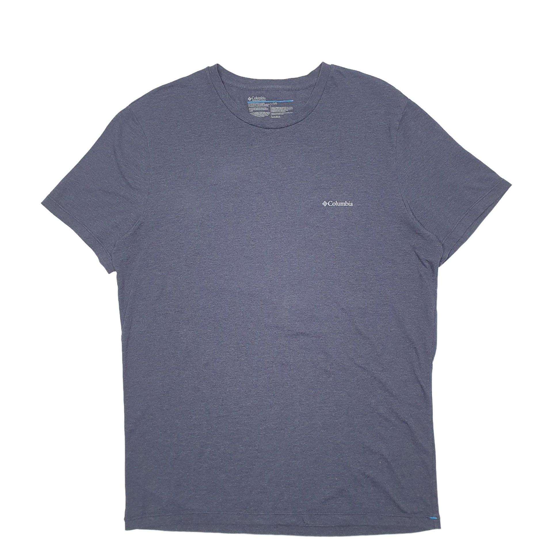 Mens Grey Columbia Sportswear  Short Sleeve T Shirt