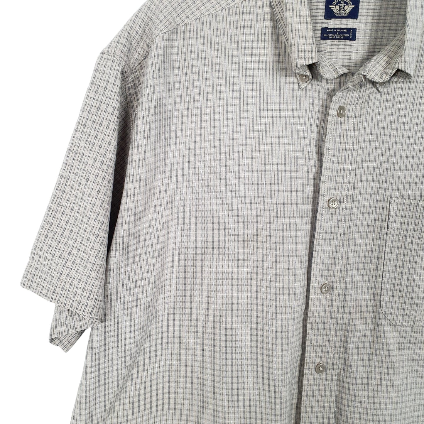 Mens Beige Dockers LS & CO Short Sleeve Shirt