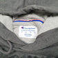Mens Grey Champion Script Hoodie Jumper
