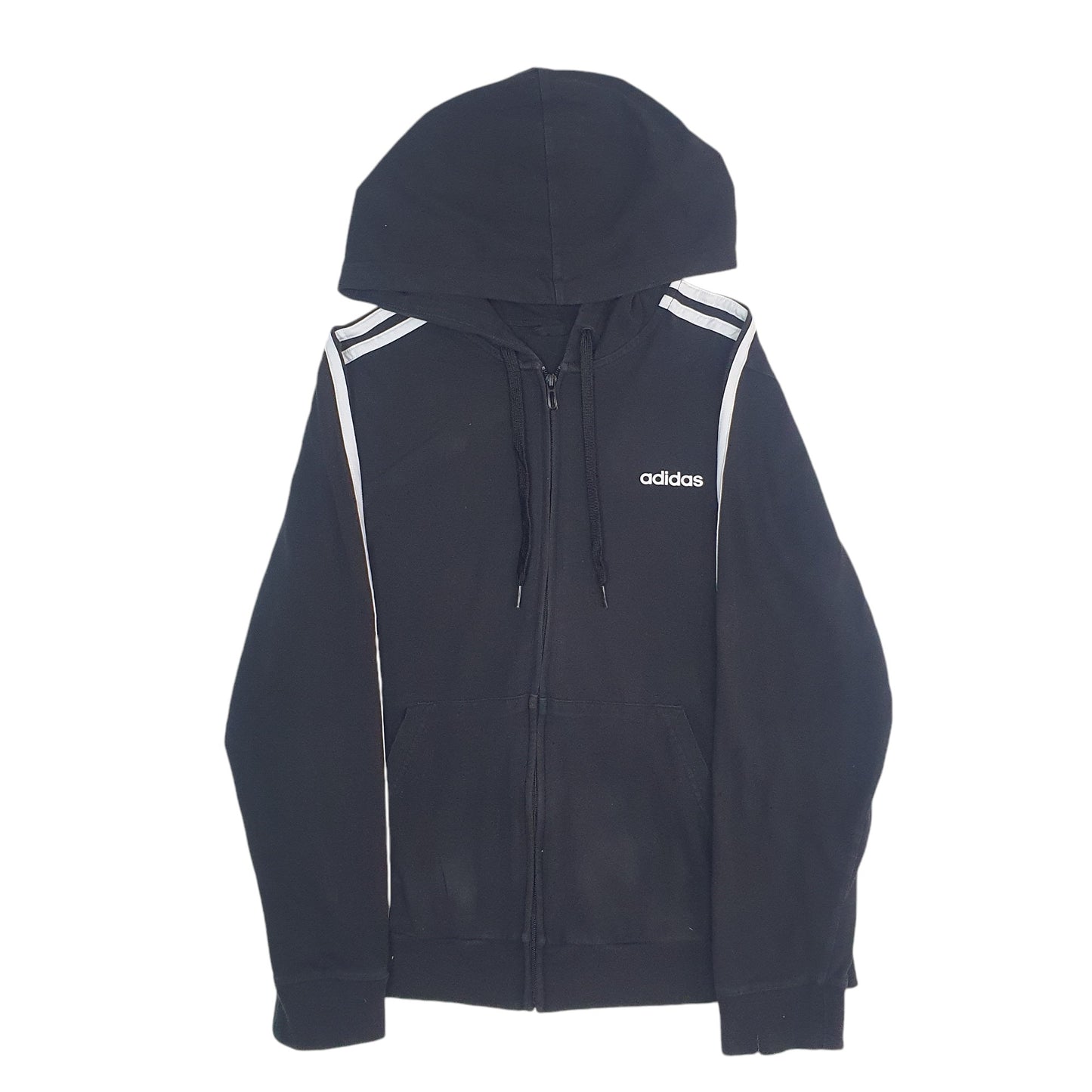 Womens Black Adidas  Full Zip Jumper