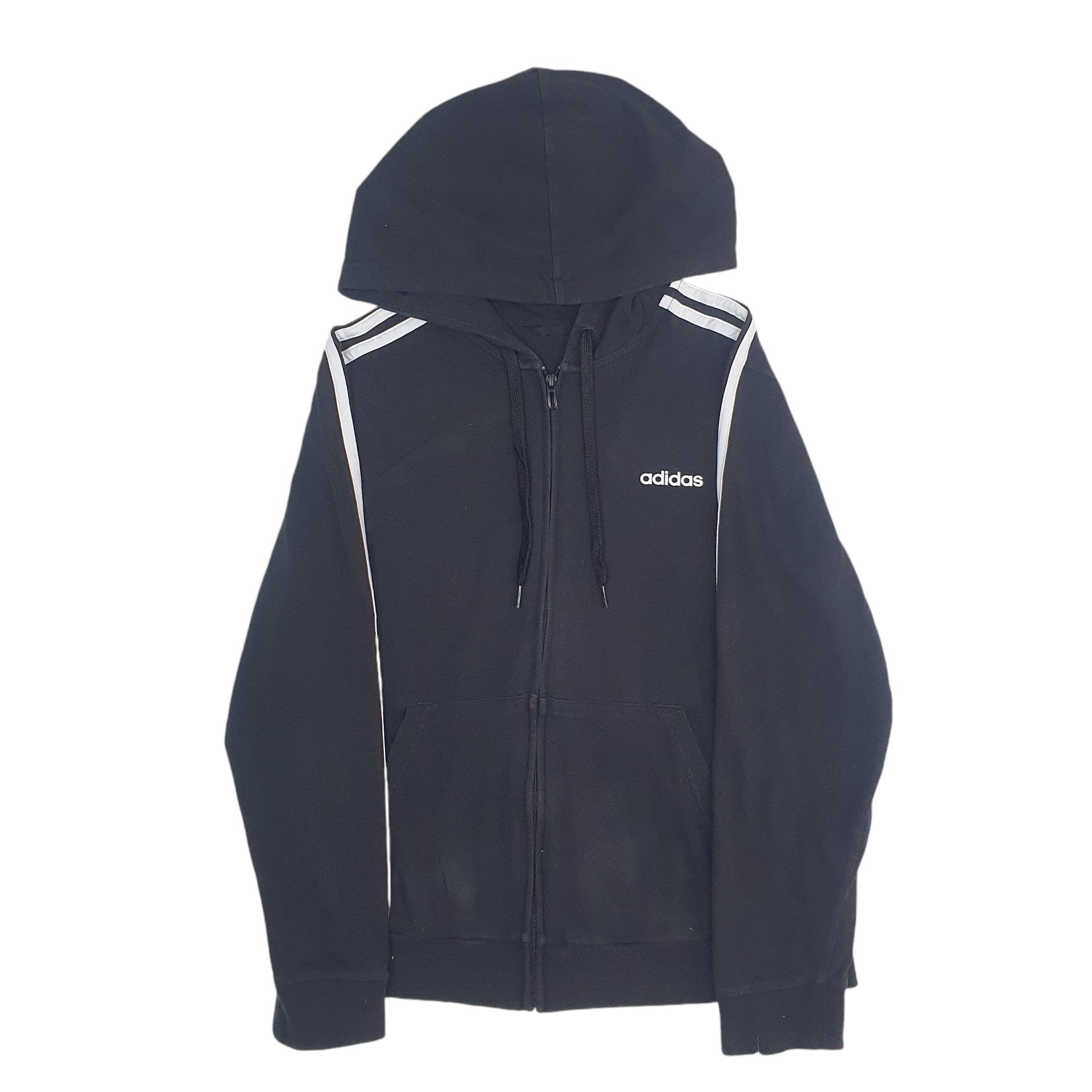 Womens Black Adidas  Full Zip Jumper