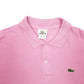 Mens Pink Lacoste  Short Sleeve Polo Shirt