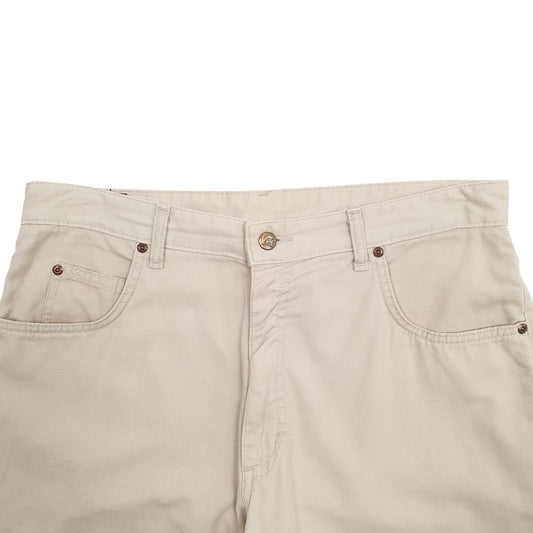 Mens Beige Lee  Chino Trousers