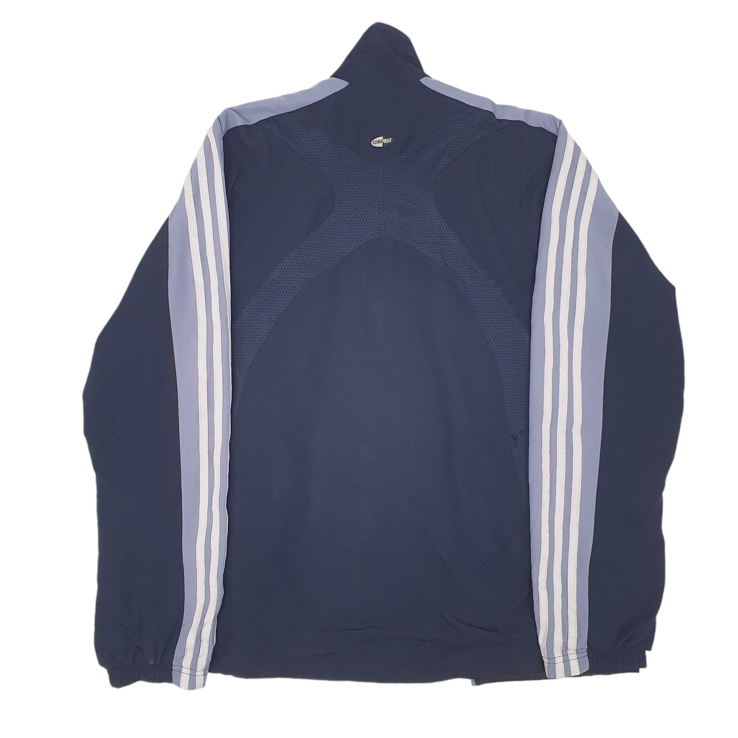 Mens Navy Adidas Climaproof Full Zip Coat